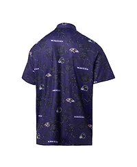 Reyn Spooner Men's Purple Baltimore Ravens Pua Performance Polo Shirt