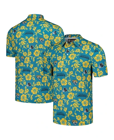 Reyn Spooner Men's Teal Jacksonville Jaguars Pua Performance Polo Shirt