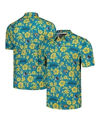 Reyn Spooner Men's Teal Jacksonville Jaguars Pua Performance Polo Shirt