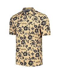 Reyn Spooner Men's Gold New Orleans Saints Pua Performance Polo Shirt