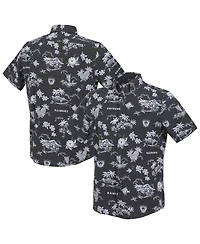 Reyn Spooner Men's Black Oakland Raiders Gridiron Classics Throwback Kekai Performance Button-Down Shirt