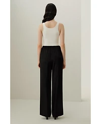 Lilysilk Women's Double-Faced Silk Charmeuse Pant