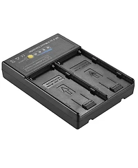 AndyCine Dual Np-f to V-Mount Adapter Plate for Monitor and Light Panel with Capacity Indicator