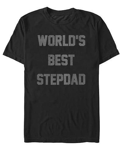 Fifth Sun Men's Worlds Best Stepdad Short-Sleeve T-Shirt