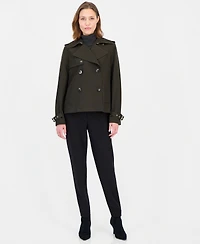 Michael Kors Women's Drapey Short Trench Coat