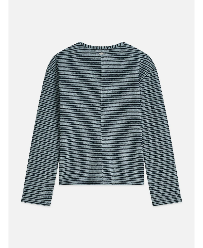 Scotch & Soda Women's and Sweatshirts Stripe Button Down Sweatshirt