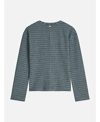 Scotch & Soda Women's and Sweatshirts Stripe Button Down Sweatshirt
