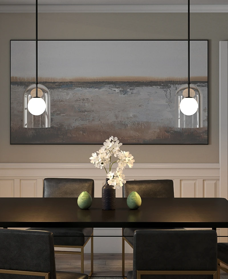 Hudson & Canal Sondre 7.88" Metal ide Double Layer Pendant