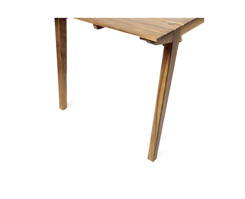 sumyeg Outdoor 69-Inch Solid Wood Dining Table