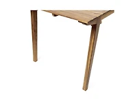 sumyeg Outdoor 69-Inch Solid Wood Dining Table