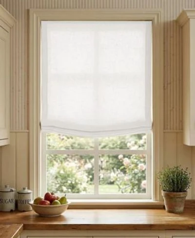 Shadisfy Soft Linen Blend Cordless Relaxed Roman Shade