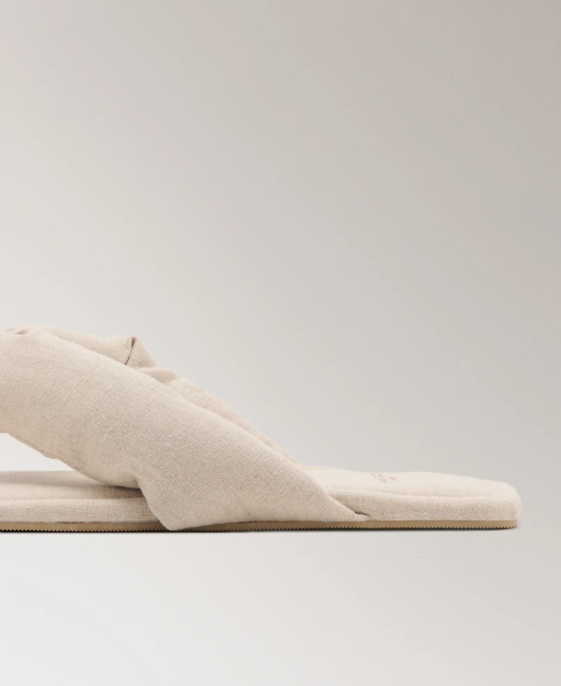 Mango Women's Padded Mule Slippers