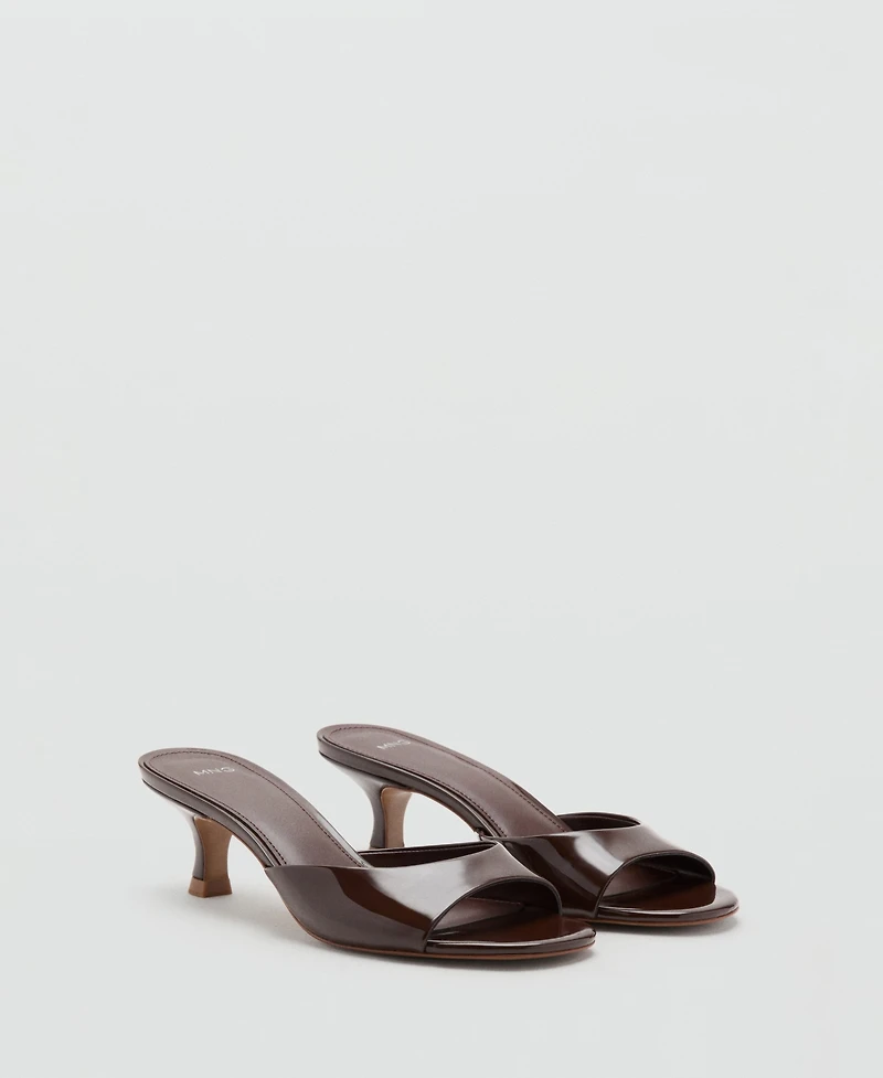 Mango Women's Kitten Heel Sandals