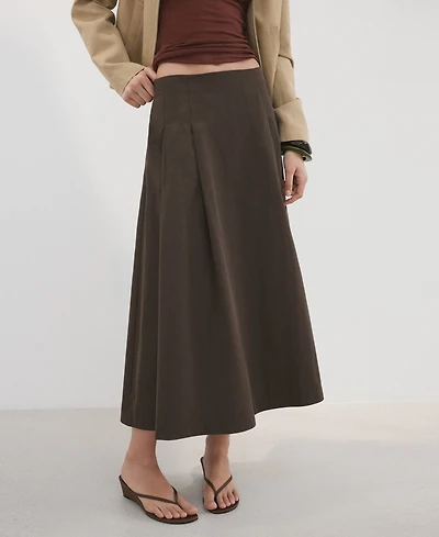 Mango Women's Flared Midi-Skirt