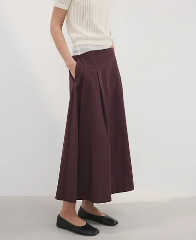Mango Women's Flared Midi-Skirt