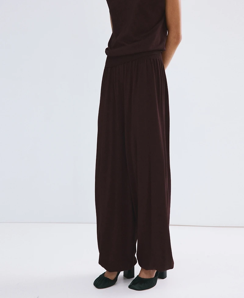Mango Women's Knit Balloon Pants