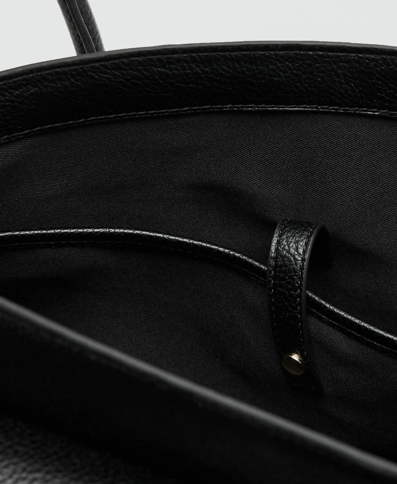 Mango Women's Medium City Flap Handbag