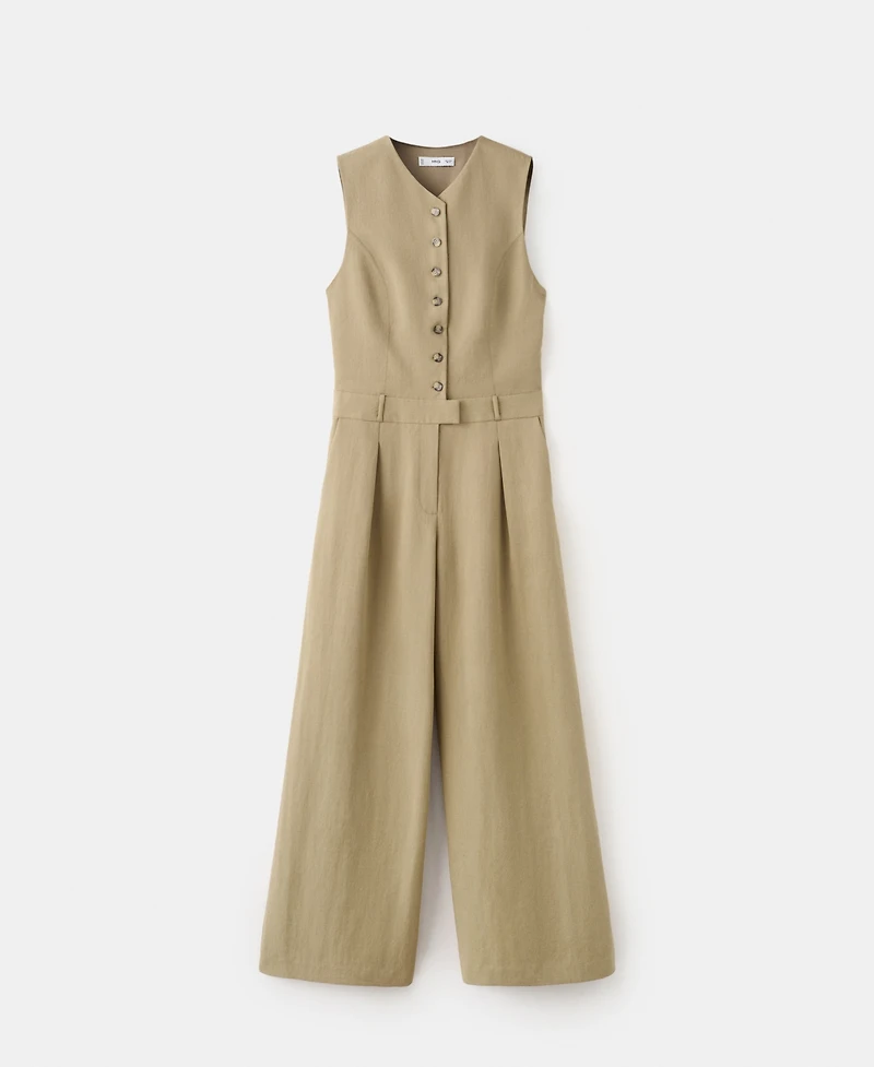 Mango Women's Lyocell Combined Jumpsuit