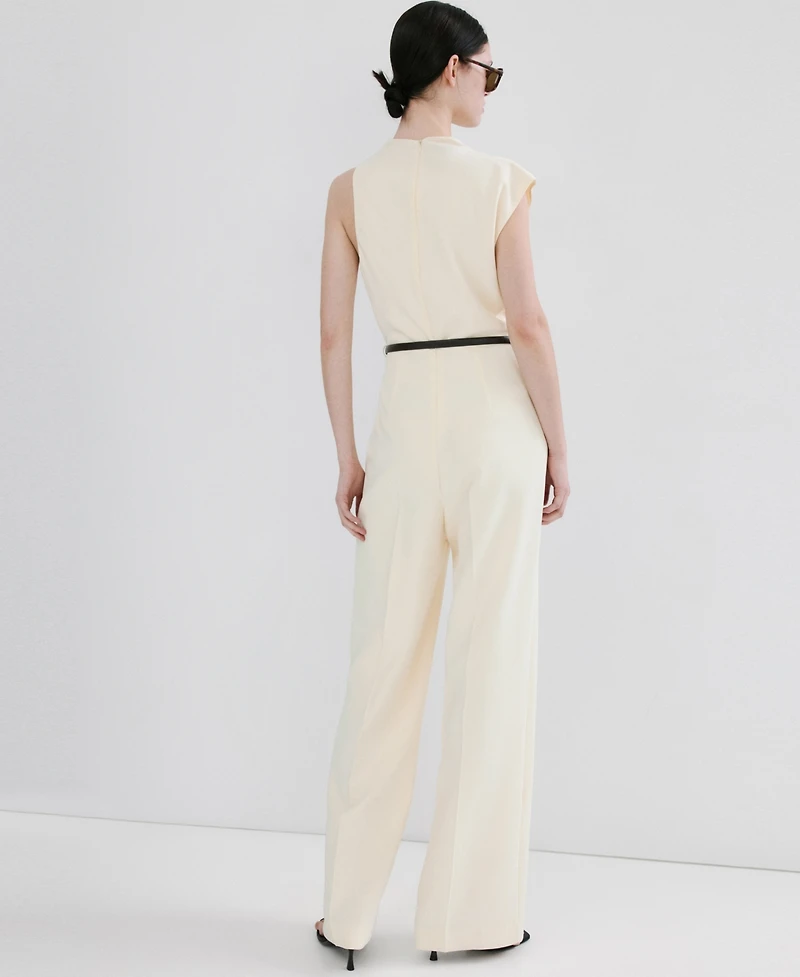 Mango Women's Asymmetric Long Jumpsuit