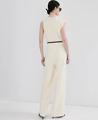 Mango Women's Asymmetric Long Jumpsuit