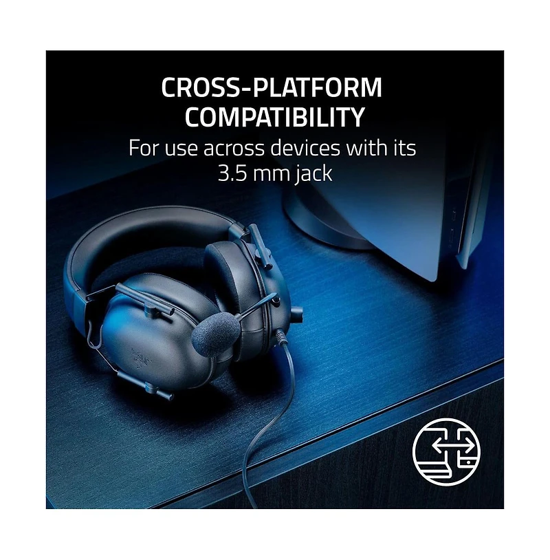 Razer BlackShark V2 X Gaming Headset Wired 3.5mm Noise Isolation Pc / PlayStation 5 - RZ0403241000