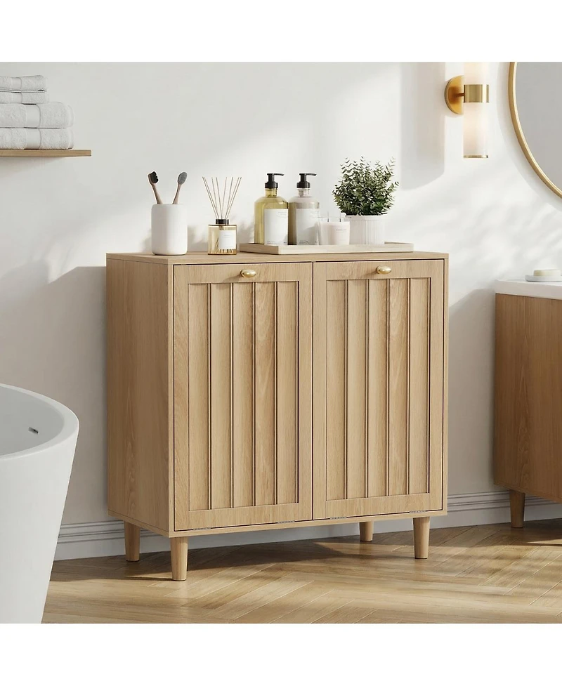 Streamdale Furniture Sloping Laundry Basket with Removable Inner Basket
