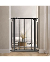 BalanceFrom Fitness Walk Thru Safety Gate, Fits 29.1-33.8" Openings, 36inches Tall, Graphite