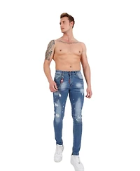 Elie Balleh Men's Trendy Stretch Denim Pants