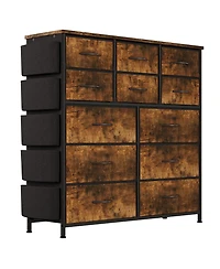 Garvee 12 Drawer Dresser for for Bedroom, Fabric Dressers and Chest of Drawers