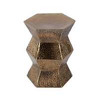 Butler Specialty Renzo 16 in. W Stainless Steel Modern End Table