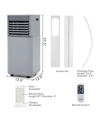 Ecooso 8000 Btu(Ashrae) 3-in-1 Air Cooler with Dehumidifier and Fan Mode