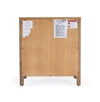 Butler Specialty Mesa Cane and Solid Wood 3 Drawer Chest