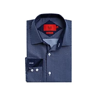 Elie Balleh Men's Slim Fit Honeycomb Shirt