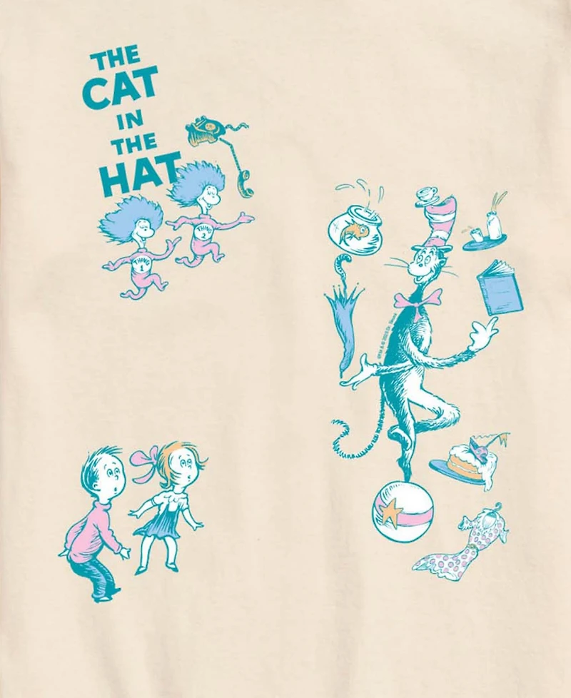 Airwaves Men's Dr. Seuss Cat The Hat Short-Sleeve Graphic T-Shirt
