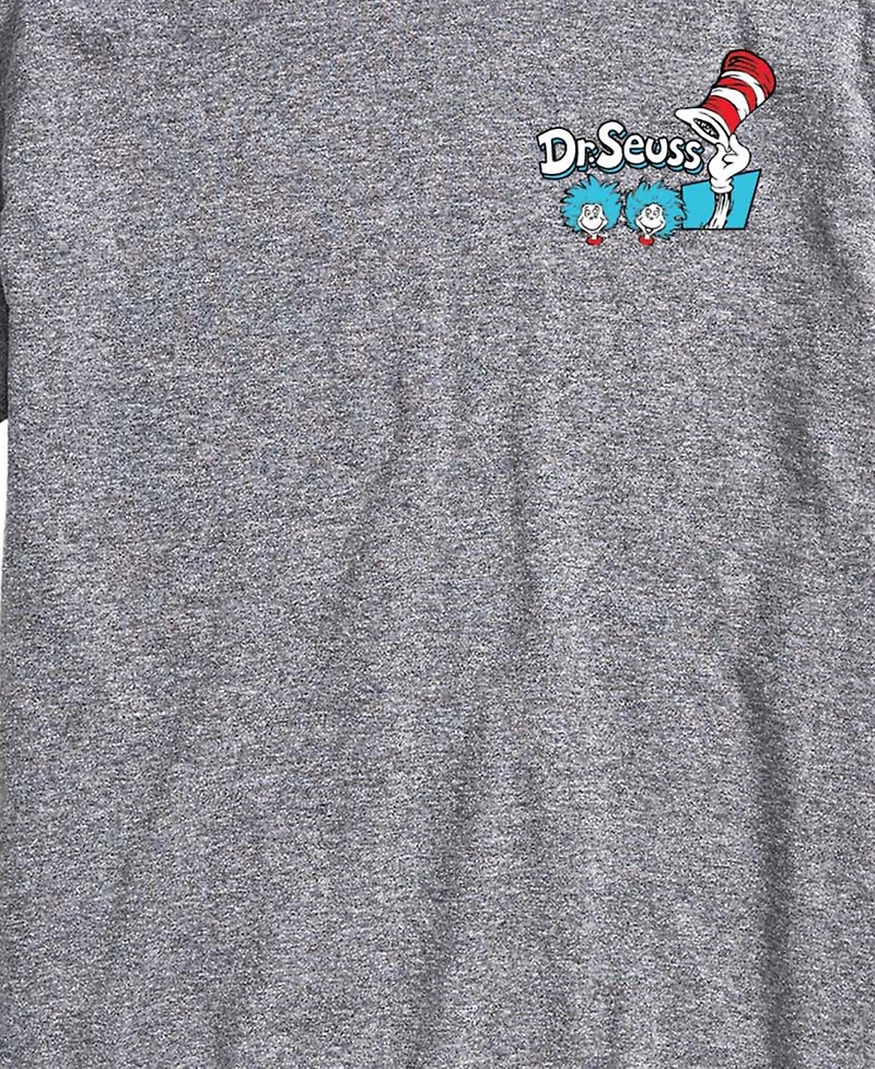 Airwaves Men's Dr. Seuss Cat The Hat Stand Out Short-Sleeve Graphic T-Shirt