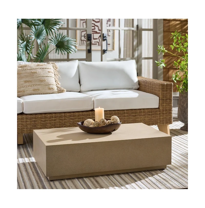 Safavieh Tina Rectangle Outdoor Coffee Table