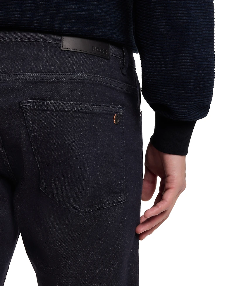 Boss by Hugo Boss Men's Delaware Slim-Fit Soft-Motion Denim Jeans