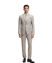 Boss by Hugo Men's Italian-Made Structured Cotton Slim-Fit Dress Shirt