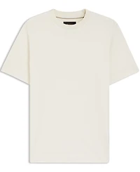 Boss by Hugo Men's Cotton-Silk Geometric Jacquard T-Shirt