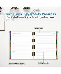 Gnuadz Planner 2026-2027 Marble Calendar Spiral Agenda