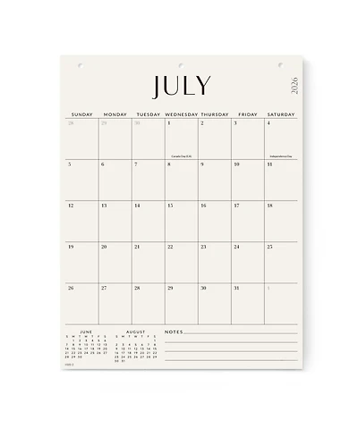 Gnuadz Large Wall Calendar 2026-2027 Monthly Home Office - Now