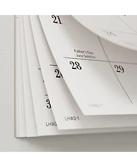Gnuadz Desk Calendar 2026-2027 Blotter Large Day Block Minimalist