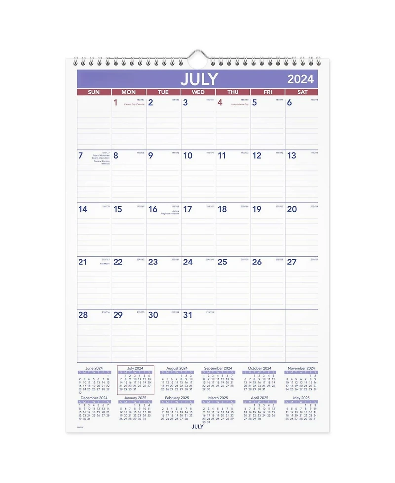 Gnuadz Academic Wall Calendar Monthly Daily Blocks