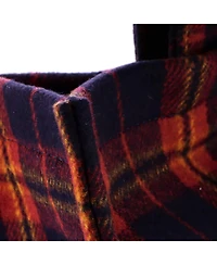 Pre-Owned Celine Large Cabas Thais Tote Tartan Wool