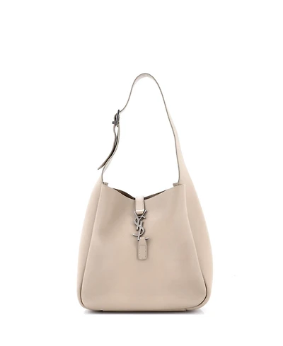 Pre-Owned Saint Laurent Small Le 5 a 7 Supple Hobo Leather