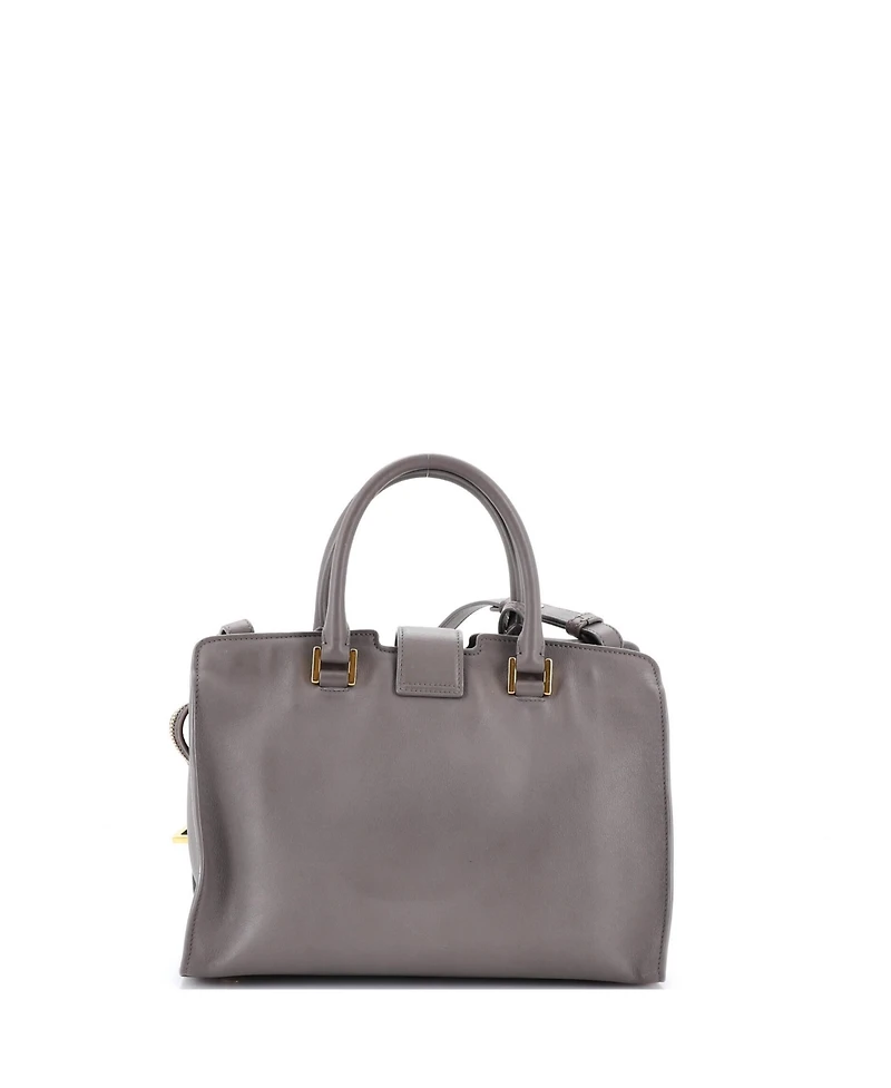 Pre-Owned Saint Laurent Baby Monogram Cabas Leather