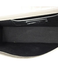 Pre-Owned Saint Laurent Medium Classic Monogram Tassel Crossbody Bag Embossed Leather