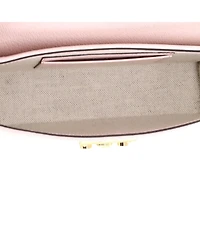 Pre-Owned Gucci Mini Padlock Top Handle Bag Jumbo Gg Canvas with Leather