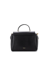 Pre-Owned Versace Medium Virtus Convertible Top Handle Bag Leather