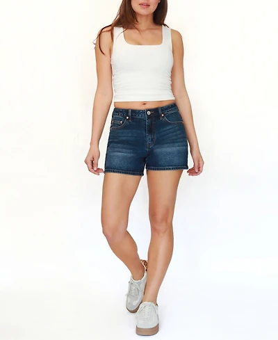 Madden Girl Women's High-Rise Straight Shorts